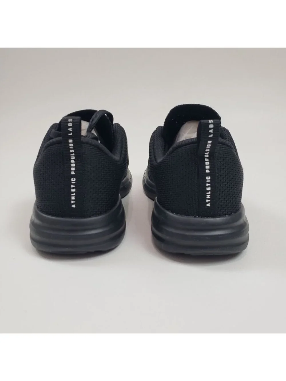 APL TechLoom Pro Black Black White Women’s Size 5 Athletic Knit Running Shoes - Picture 6 of 16